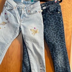 🌟 2 pairs of pants - Girls skinny ankle pants- Gap and Gymboree